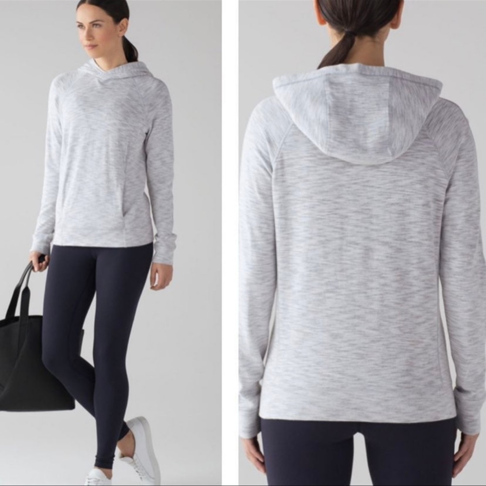 Lululemon long sleeve gray hoodie
